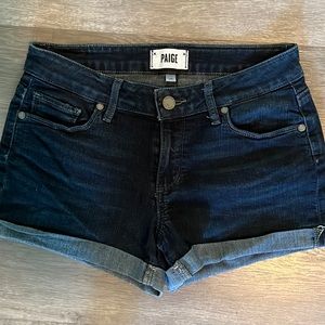 Paige Jeans - “Jimmy Jimmy Short” - woman’s Jean shorts / denim - size 25